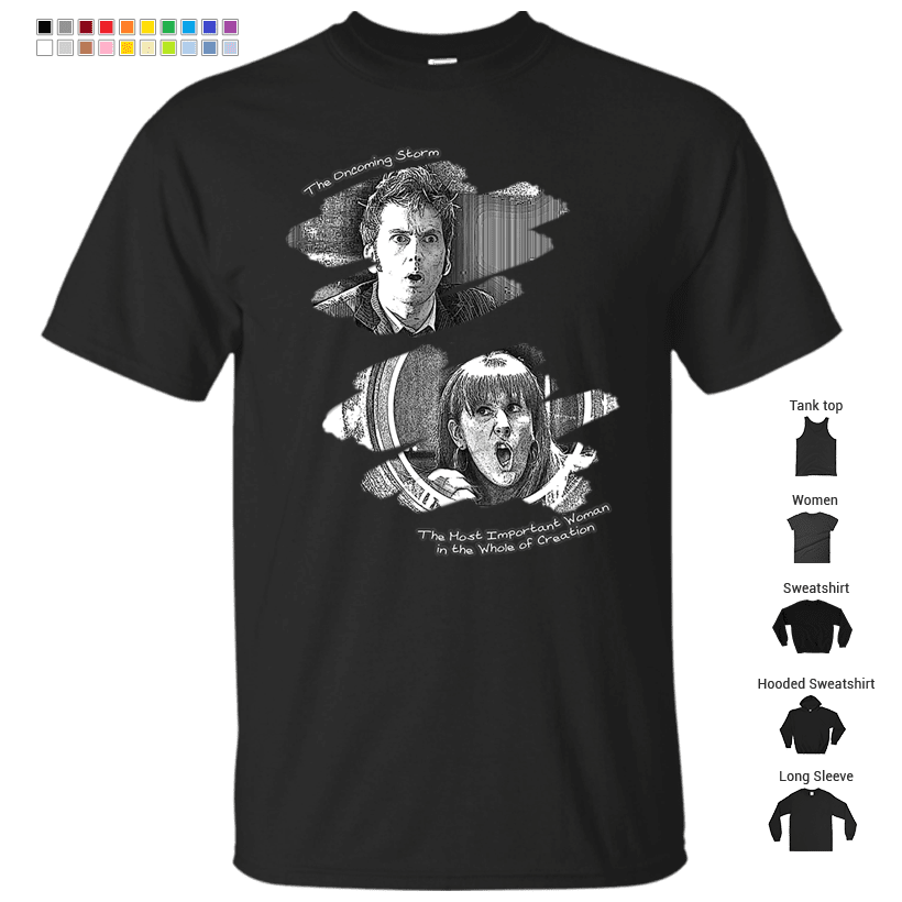 The Doctor and Donna Noble (without Dw Logo) T-Shirt – Store